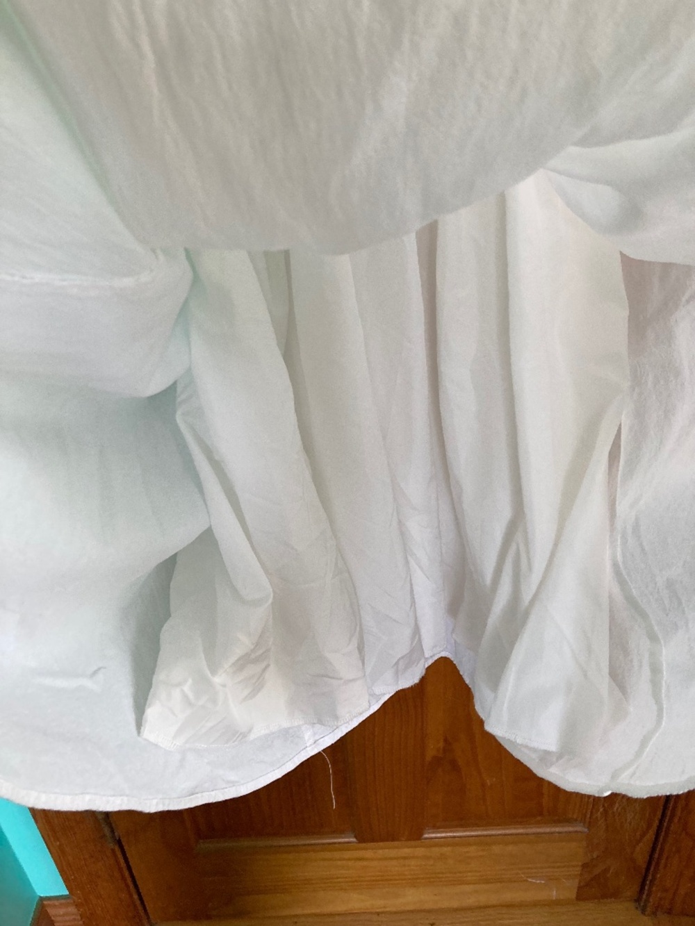 Women’s size small SHEIN white cottage core dress with embroidery - Picture 5 of 15